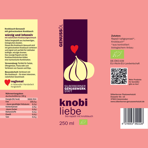 Bio Knoblauch Öl